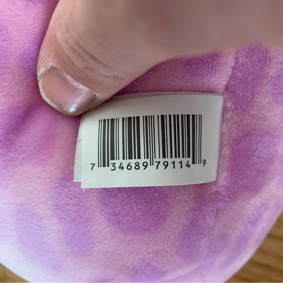 RARE Jazzy the Purple Giraffe Squishmallow Valentine’s Day Squad 11” Red/Pink 18 - Picture 7 of 9